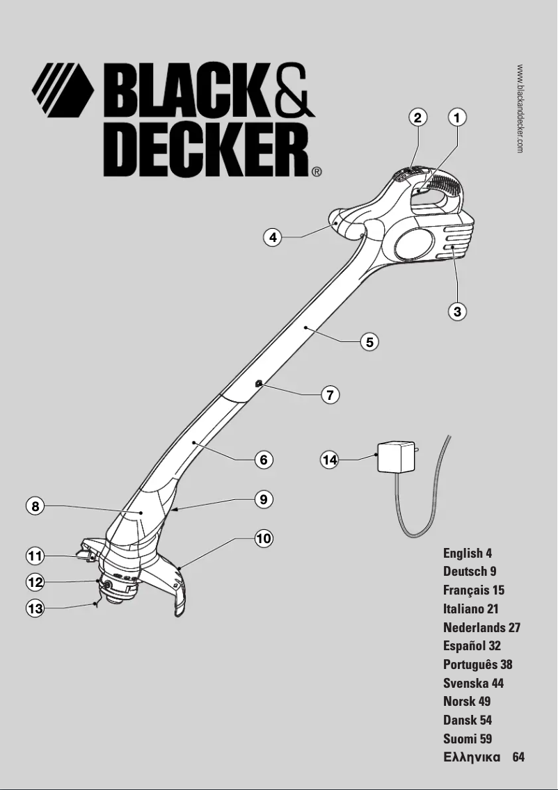 Page 1 of the manual User Manual Black & Decker GLC12