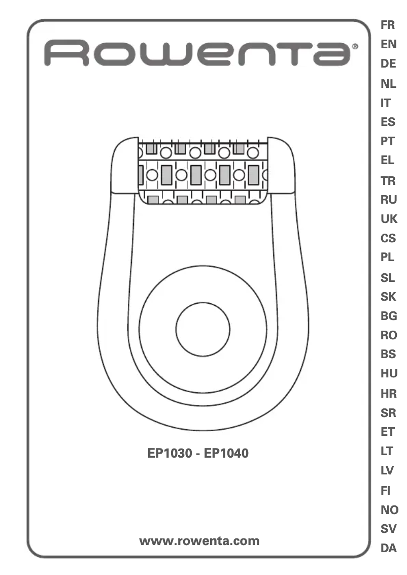 First page image of the manual for Fashion EP1030F5