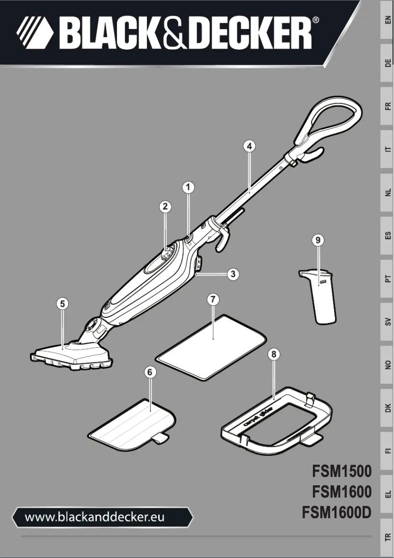 Page 1 of the manual User Manual Black & Decker FSM1600D