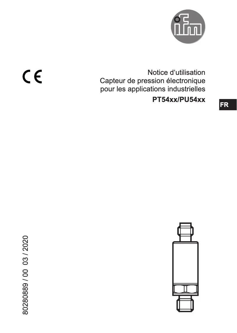First page image of the manual for PU5423