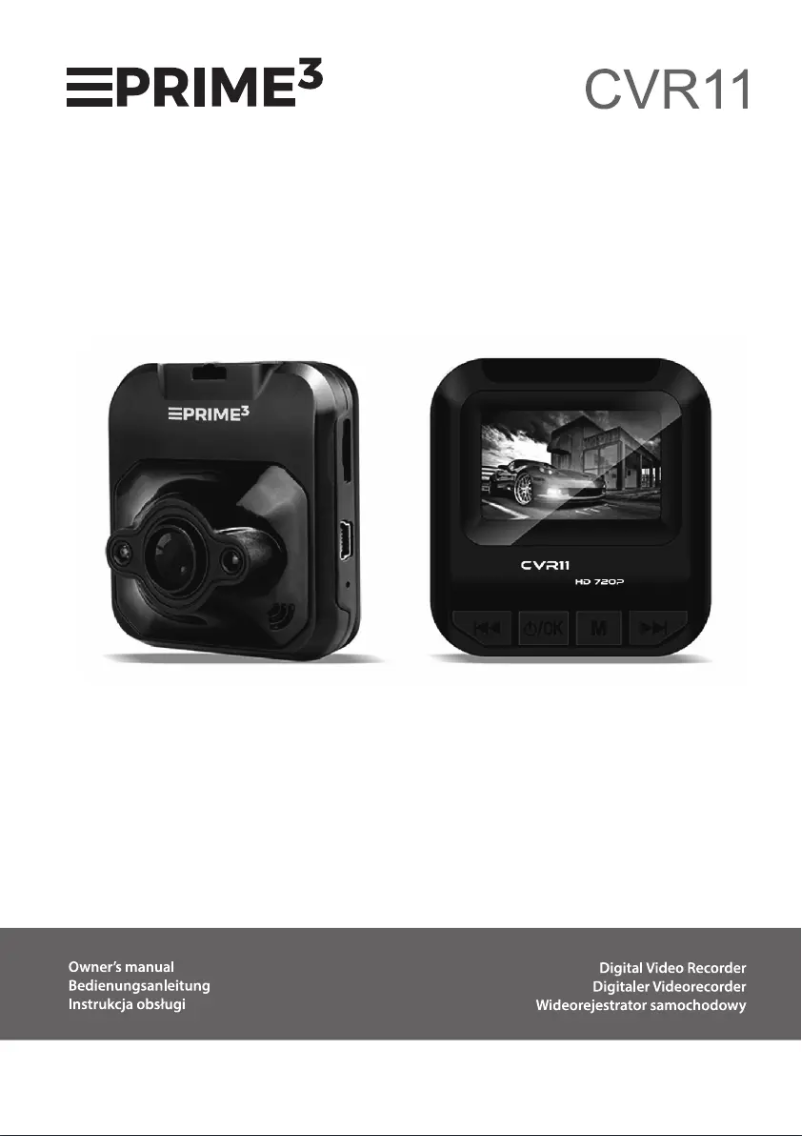 First page image of the manual for CVR11