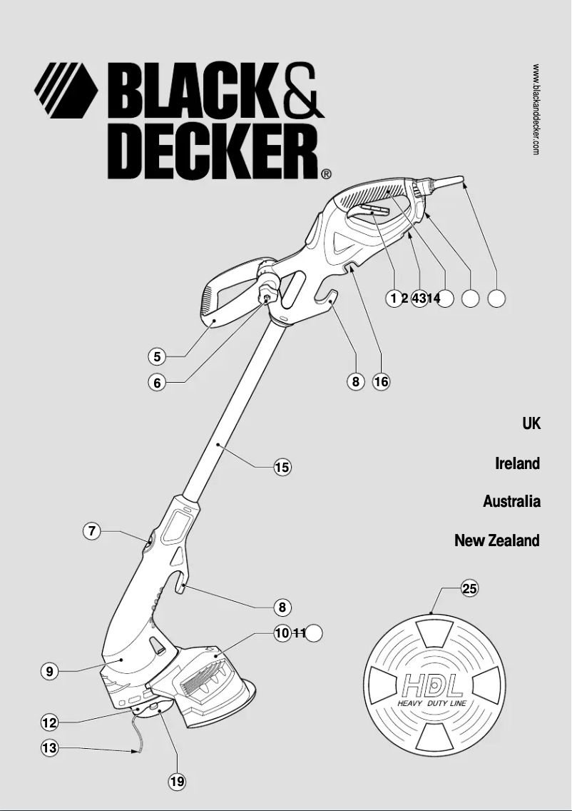 First page image of the manual for GL685