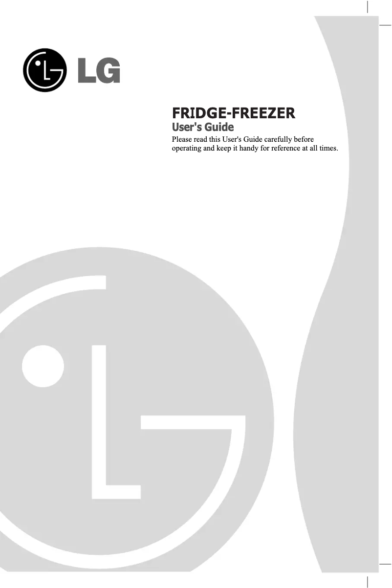 First page image of the manual for GR419BSGA