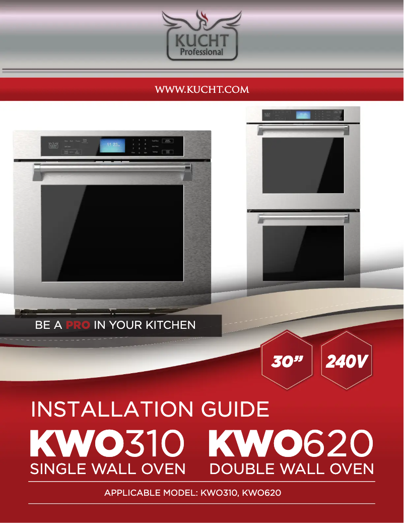 Page 1 of the manual User Manual Kucht KWO620