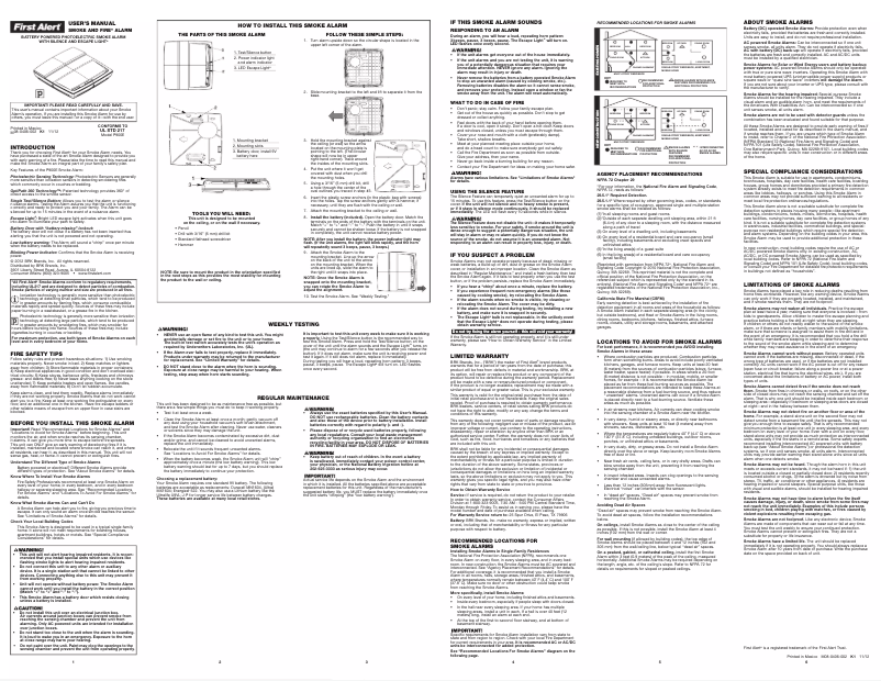 First page image of the manual for P900E
