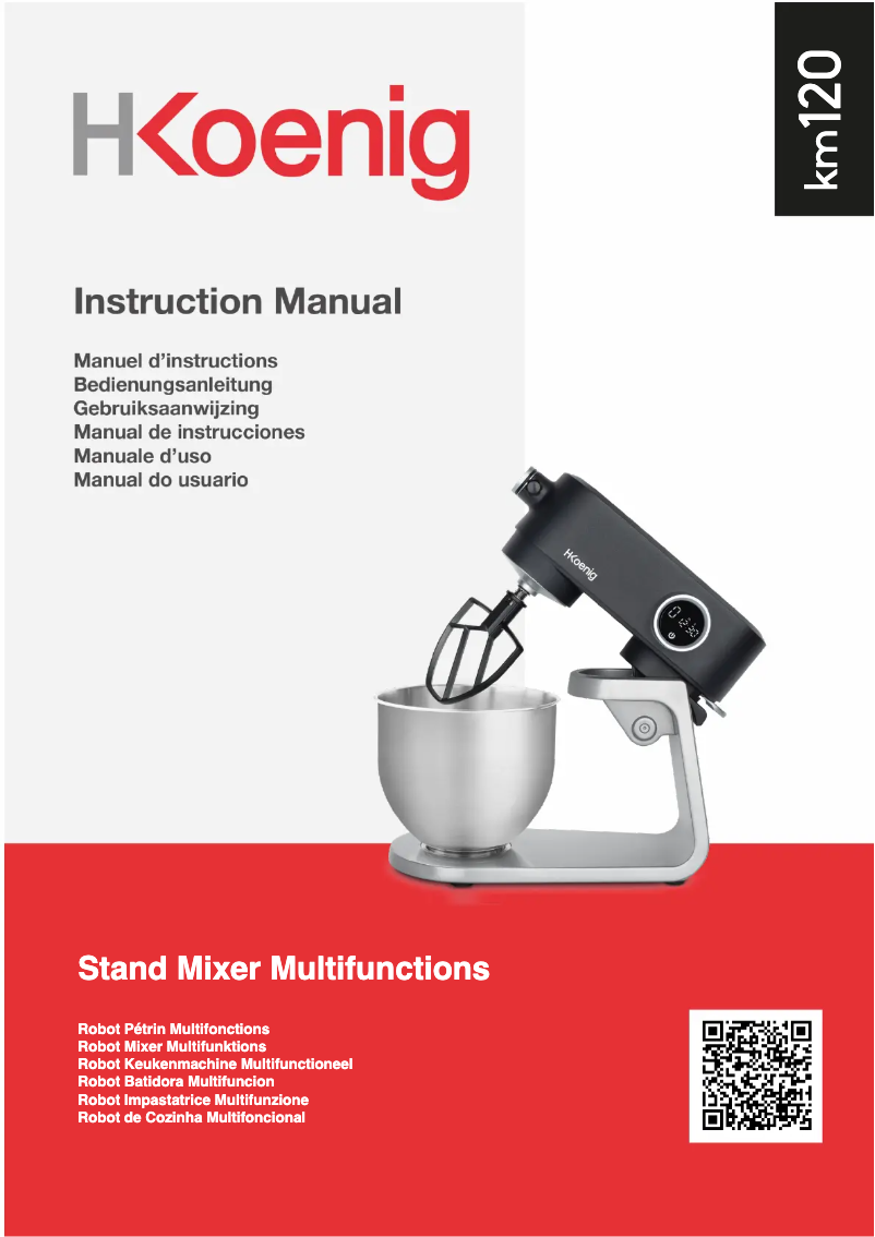 Page 1 of the manual User Manual H.Koenig KM120