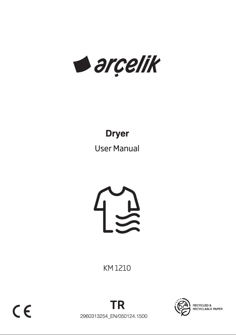 Page 1 of the manual Energy Label Arçelik 1210 KM