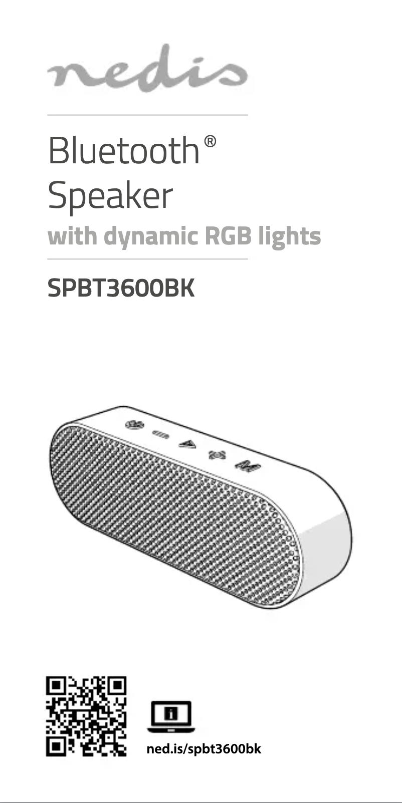 First page image of the manual for SPBT3600BK