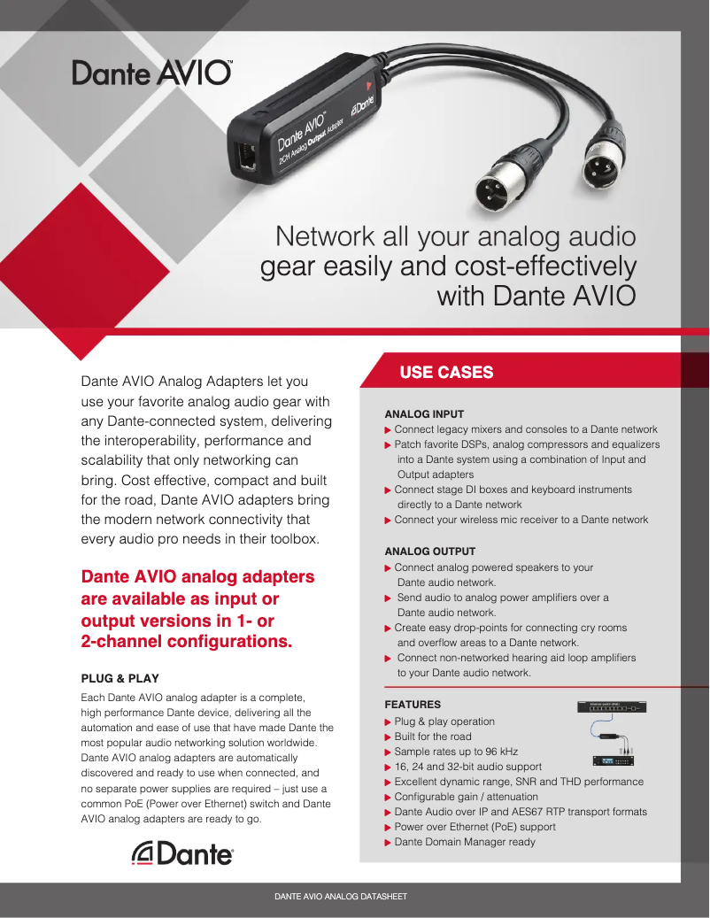 First page image of the manual for ADP-DAO-0X2