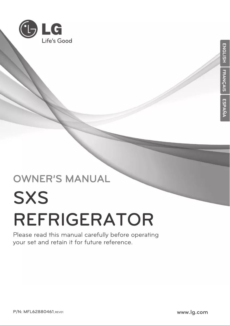 First page image of the manual for GS7161AELV