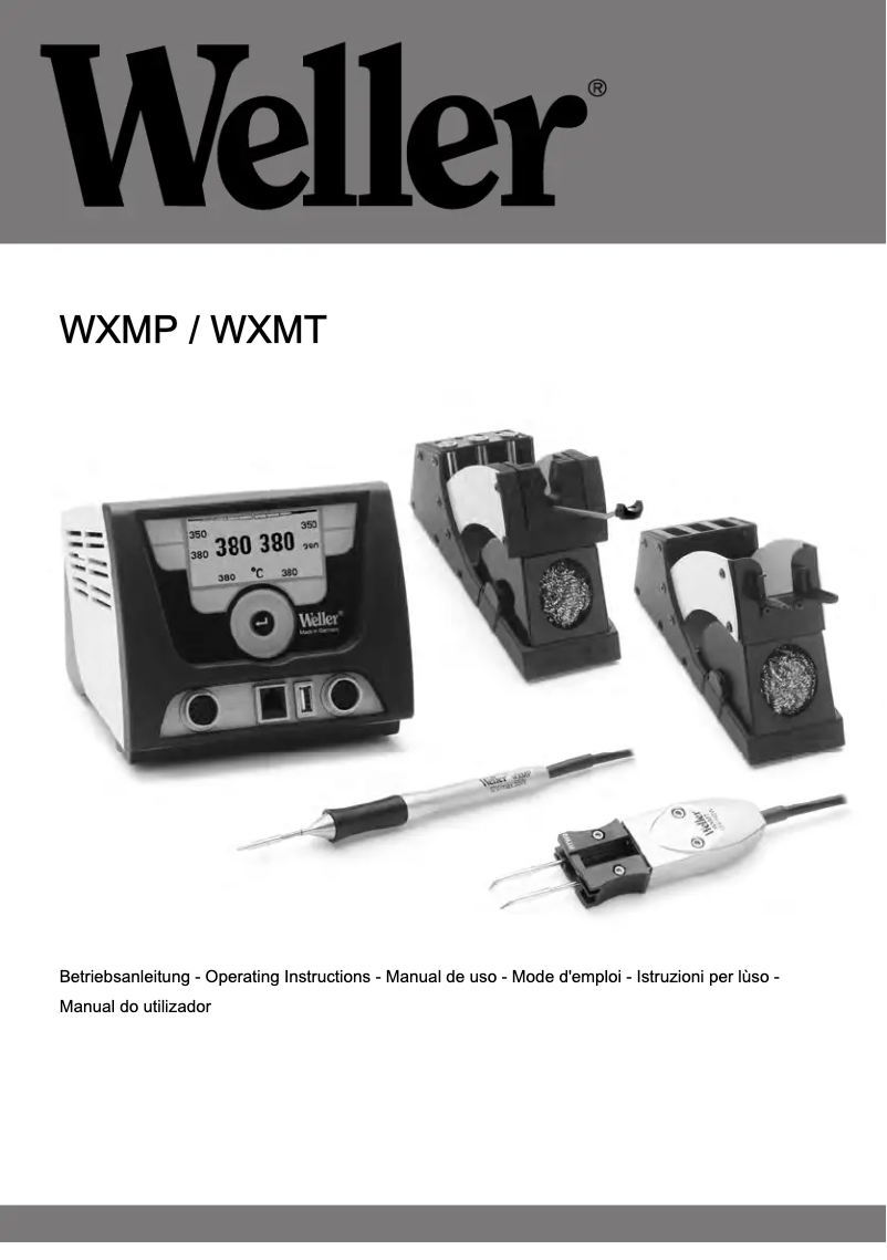 First page image of the manual for WXMP 55 W