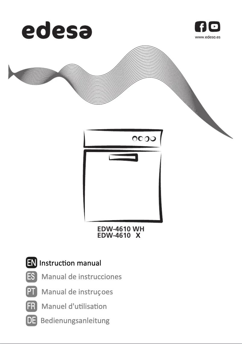 Page 1 of the manual User Manual Edesa EDW-4610 WH