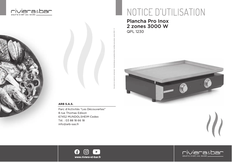 First page image of the manual for QPL1230