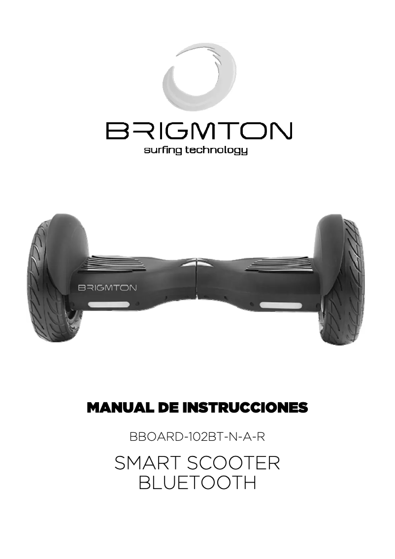 Page 1 of the manual User Manual Brigmton BBOARD-102BT-R