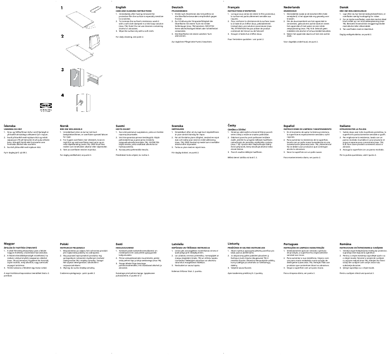 First page image of the manual for FARDAL 704.730.34
