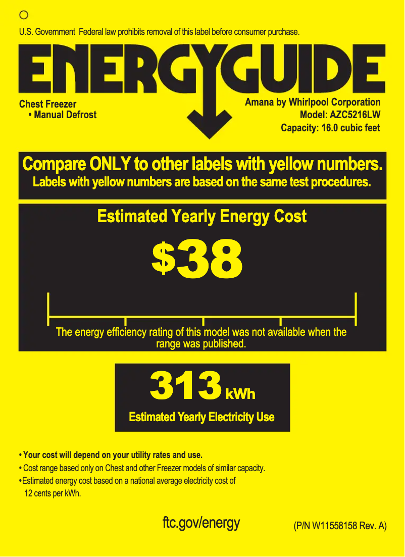 First page image of the manual for AZC5216LW