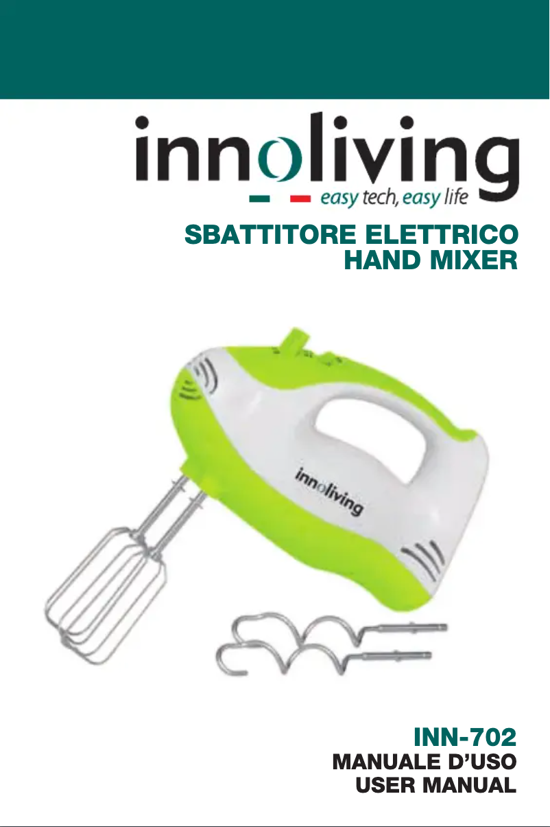 First page image of the manual for INN-702