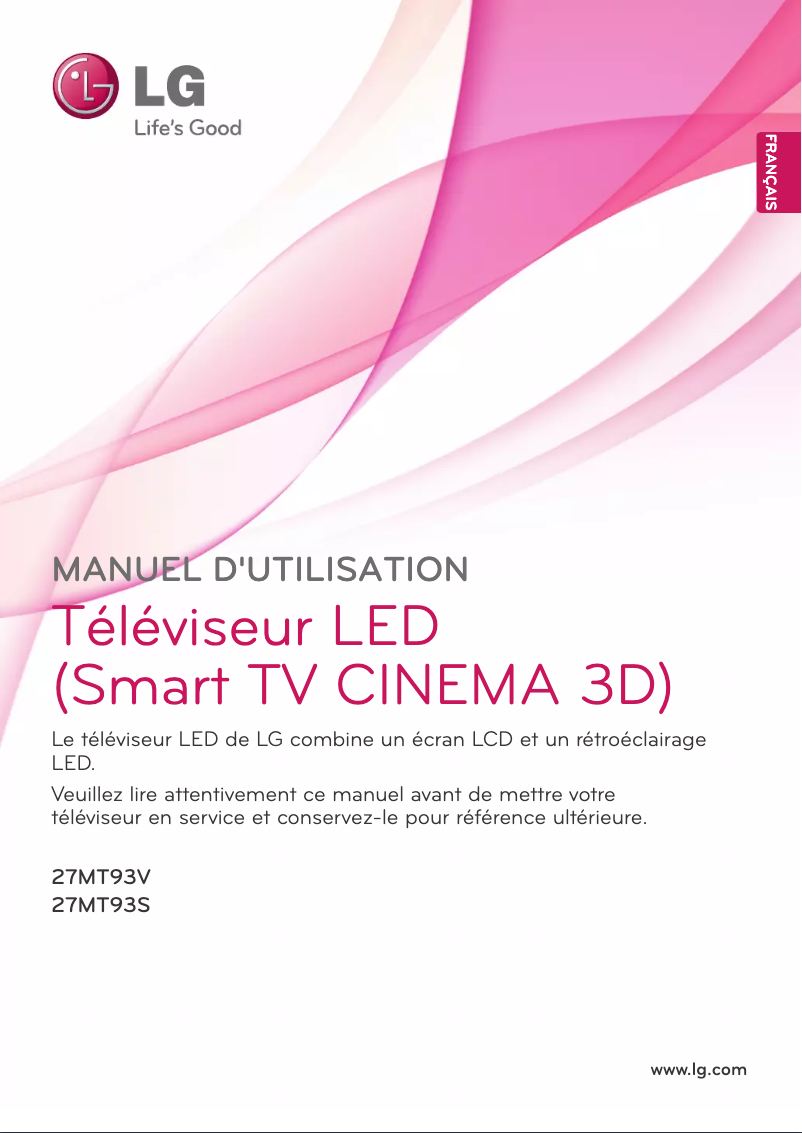 Page 1 of the manual User Manual LG 27MT93S-PZ