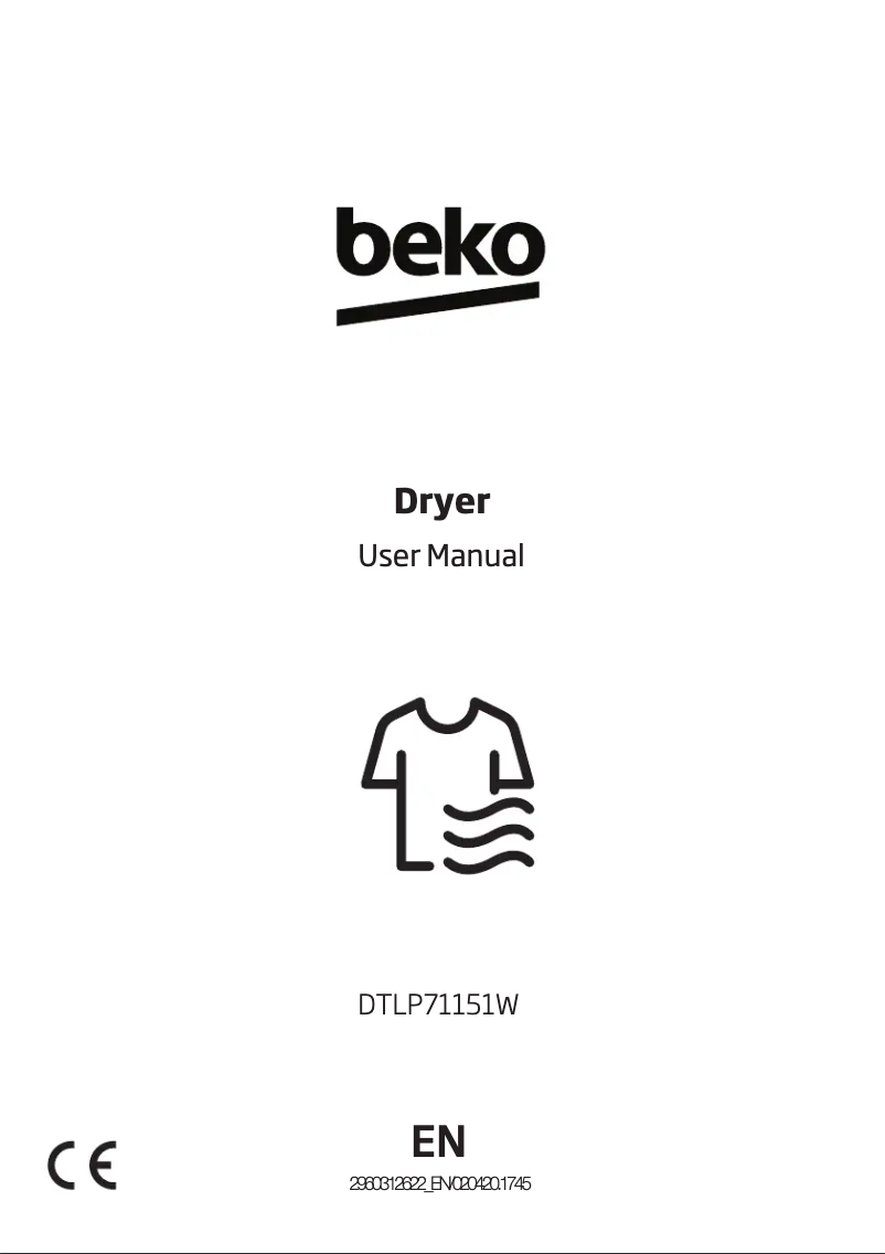 Page 1 of the manual User Manual Beko DTLP71151