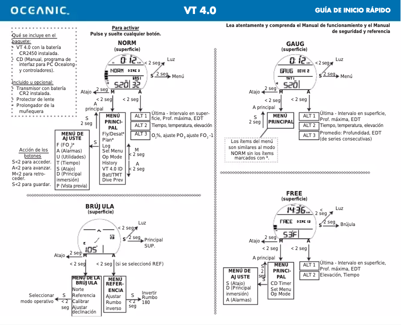 Image de la première page du manuel de l'appareil VT 4.0