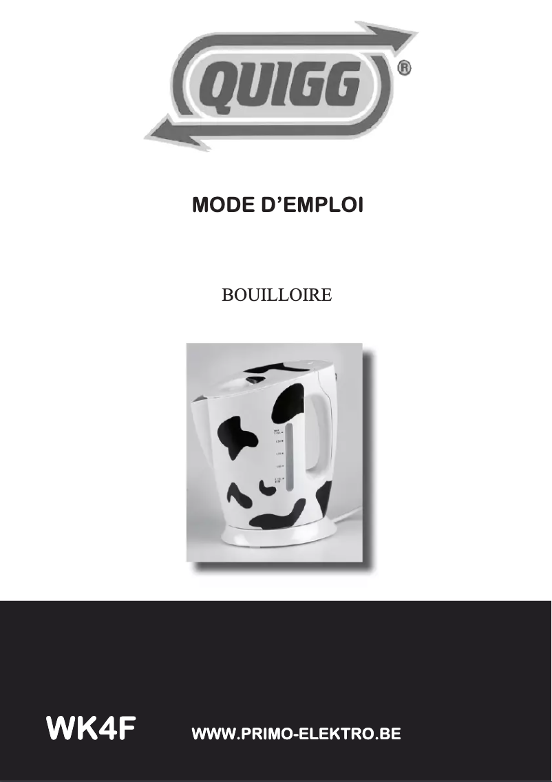 First page image of the manual for WK4