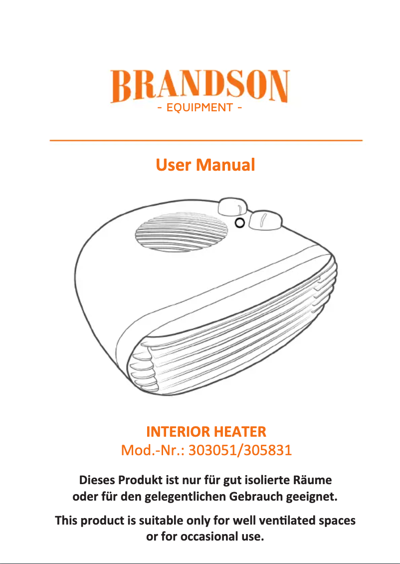 First page image of the manual for 303051