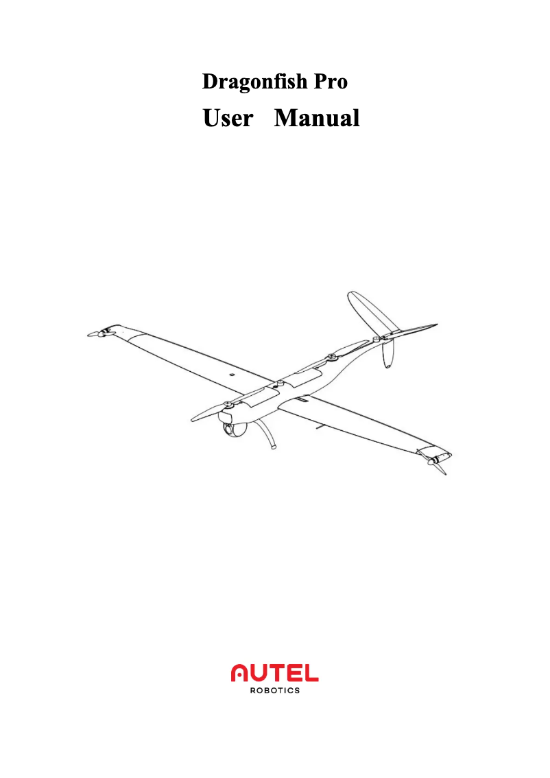 First page image of the manual for Dragonfish Pro