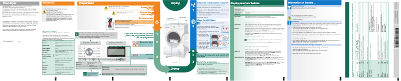 Page 1 of the manual User Manual Siemens WT48Y700GB
