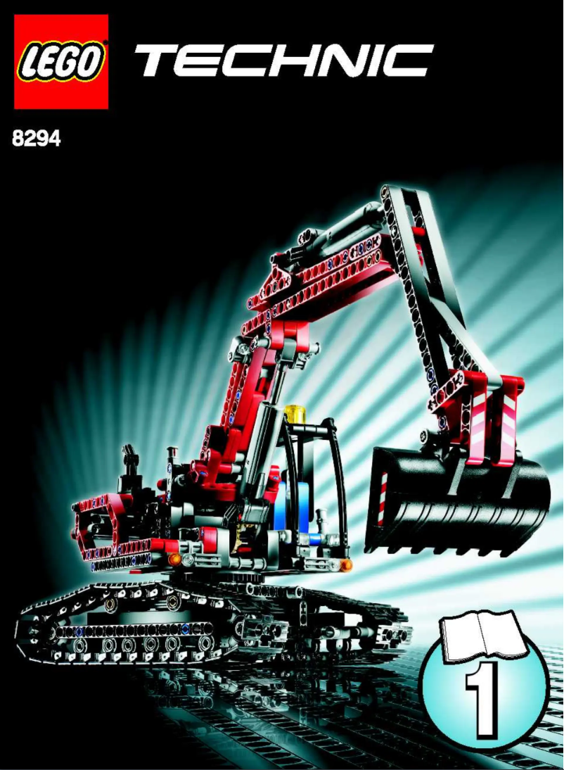 First page image of the manual for Technic Kettenbagger-Co-pack