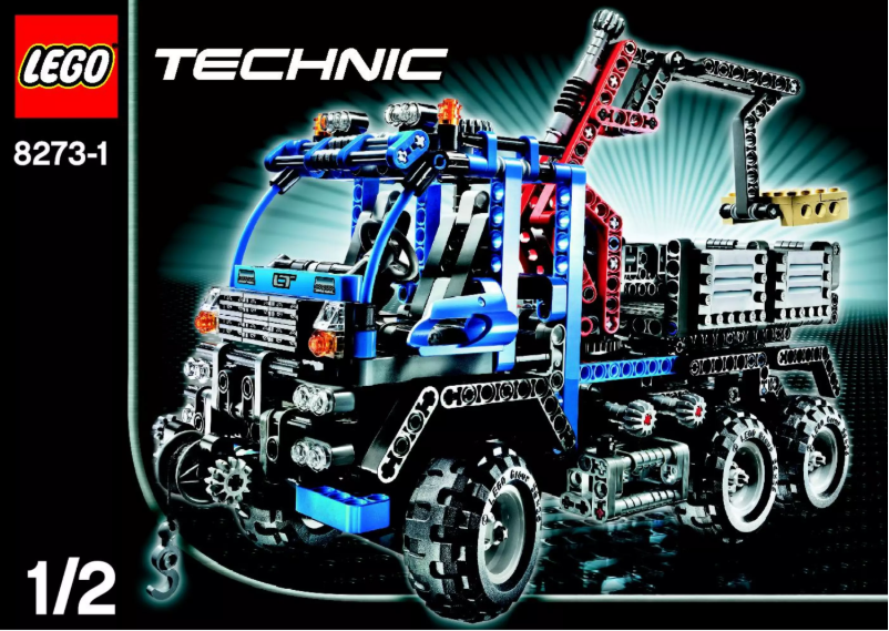 Page 1 of the manual User Manual Lego Technic 8273
