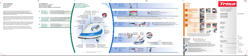 Page 1 of the manual User Manual Trisa Easy Vap 2000