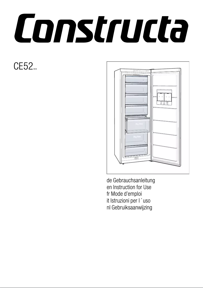 First page image of the manual for CE524VWE0