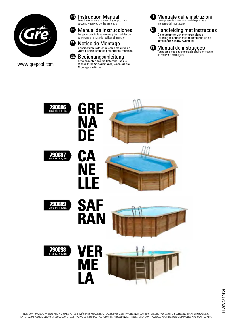 First page image of the manual for 790087