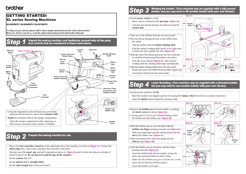 First page image of the manual for XL-5050