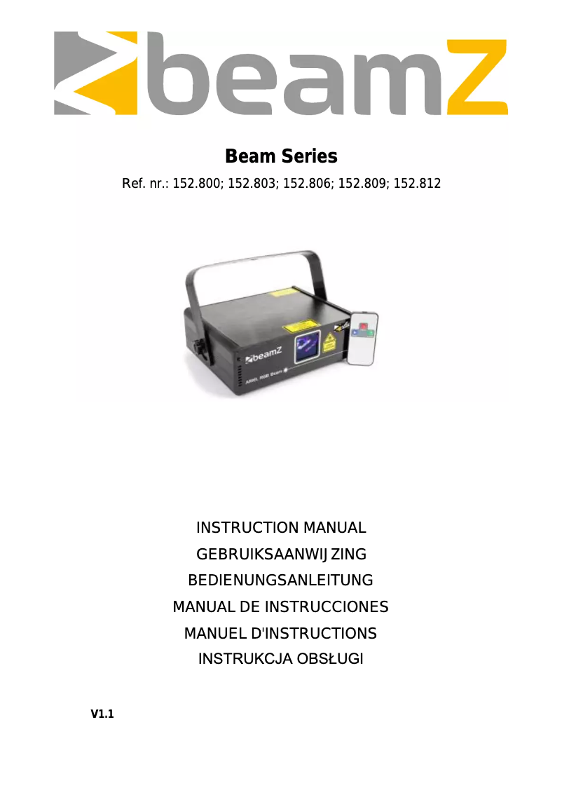 First page image of the manual for Thebe