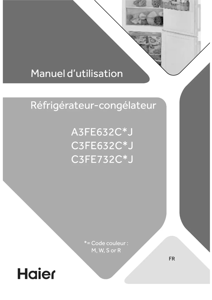 First page image of the manual for A3FE632CSJ