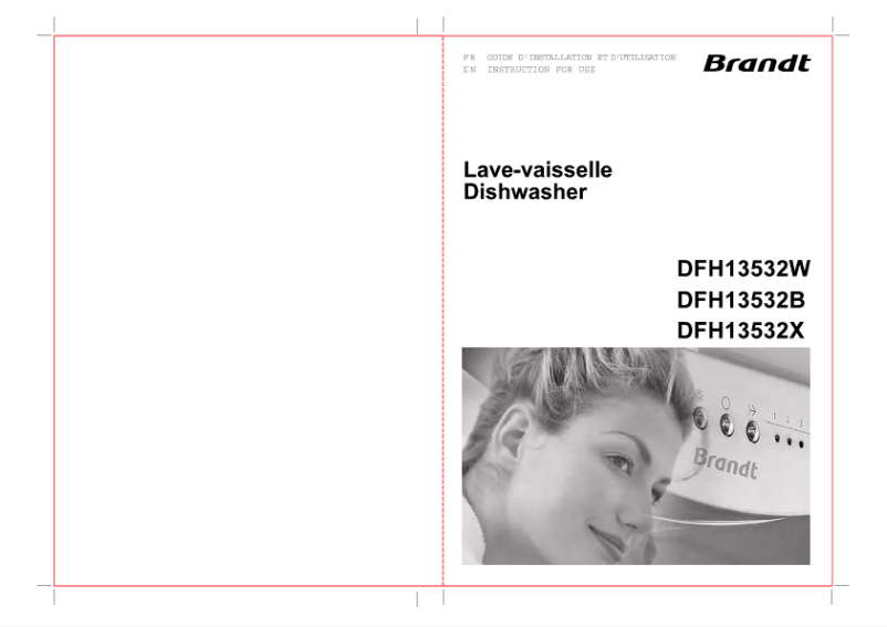 Page 1 of the manual User Manual Brandt DFH13532B