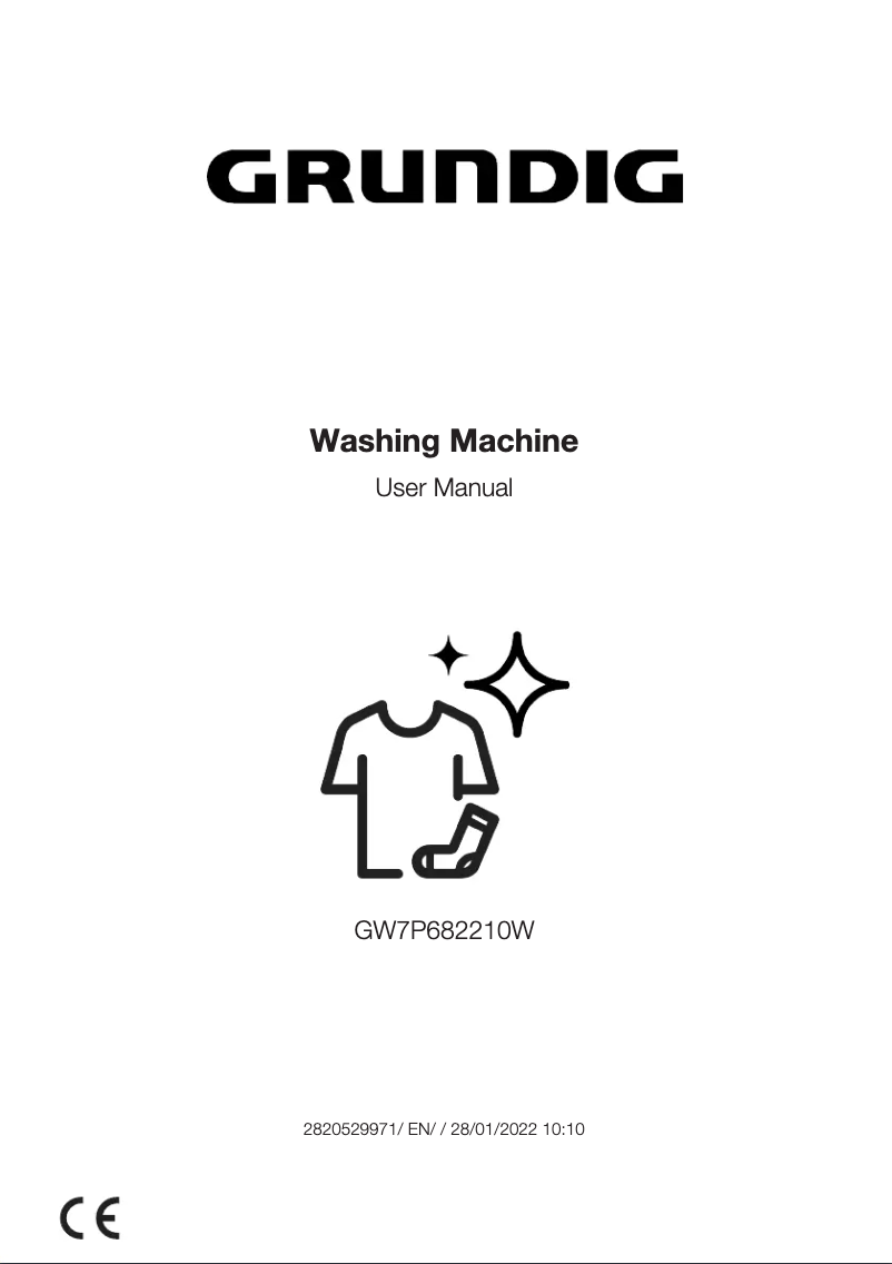 First page image of the manual for GW7P682210W