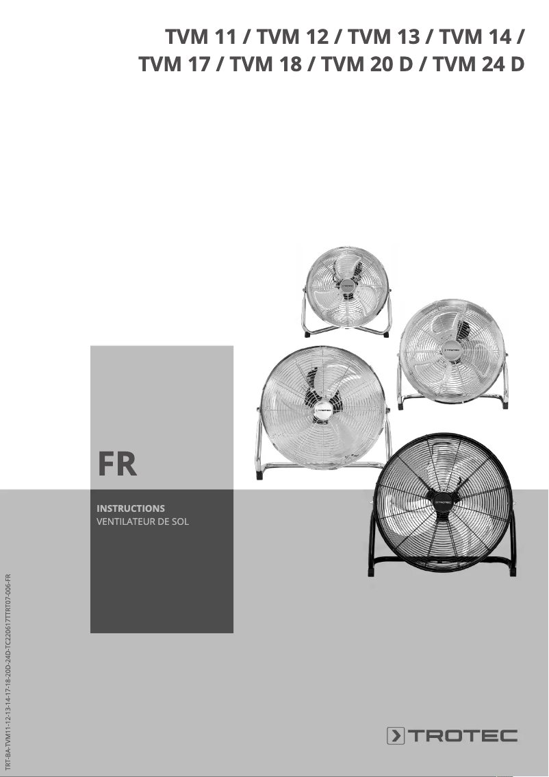 First page image of the manual for TVM 17