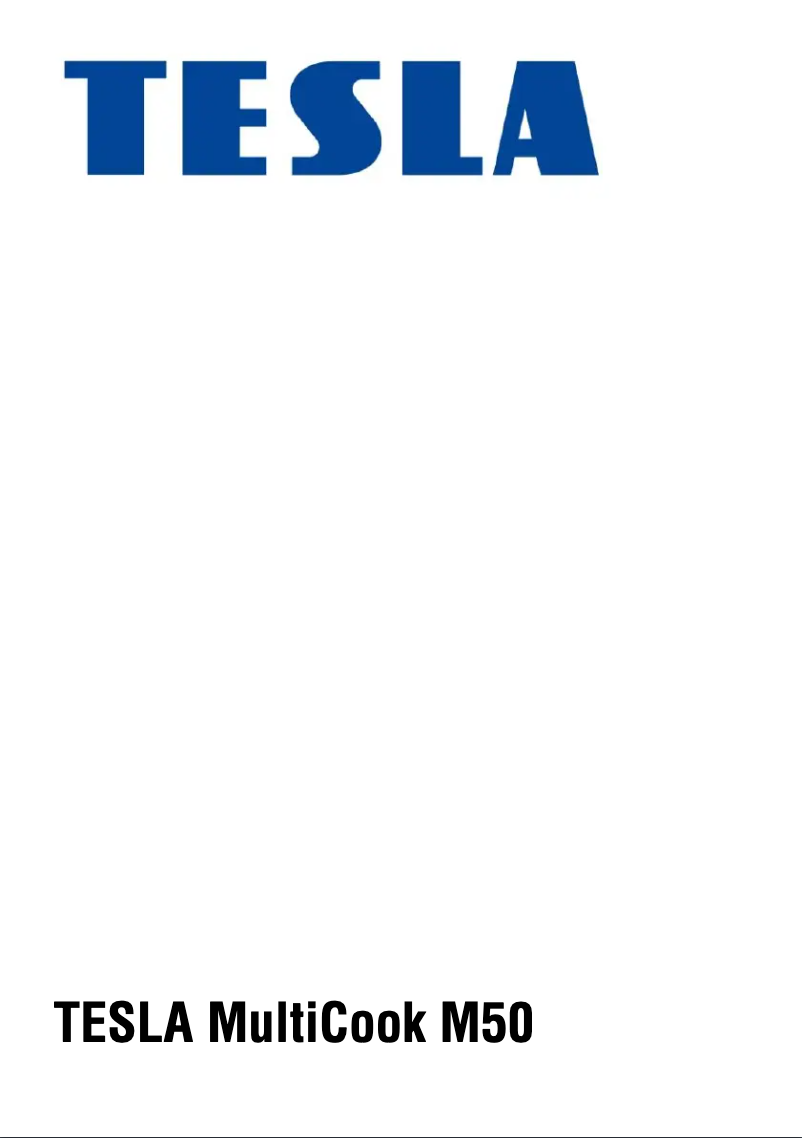 First page image of the manual for MultiCook M50