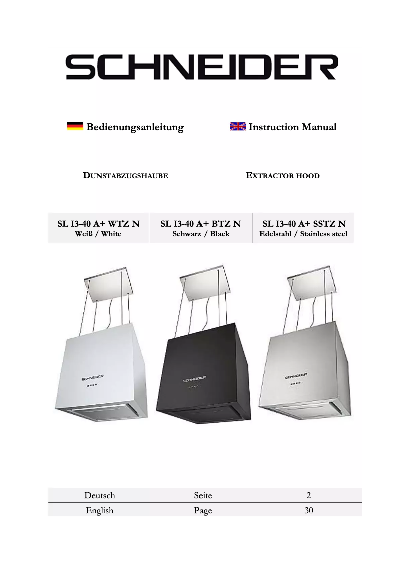 First page image of the manual for I 3-40 A+ WTZ