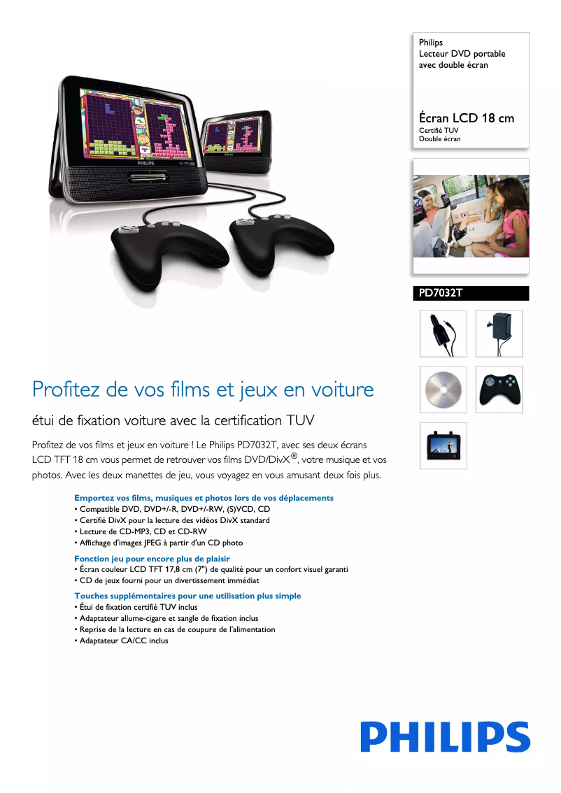 First page image of the manual for PD7032T