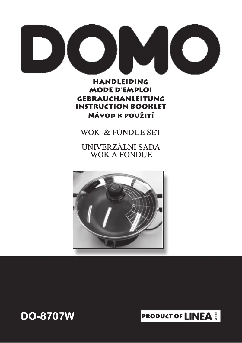 Page 1 of the manual User Manual Domo DO8707W