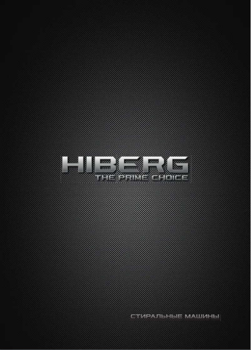 Page 1 of the manual User Manual Hiberg i-DDQ9 - 812 W