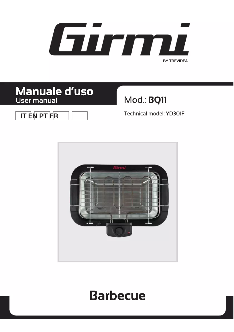 Page 1 of the manual User Manual Girmi BQ11