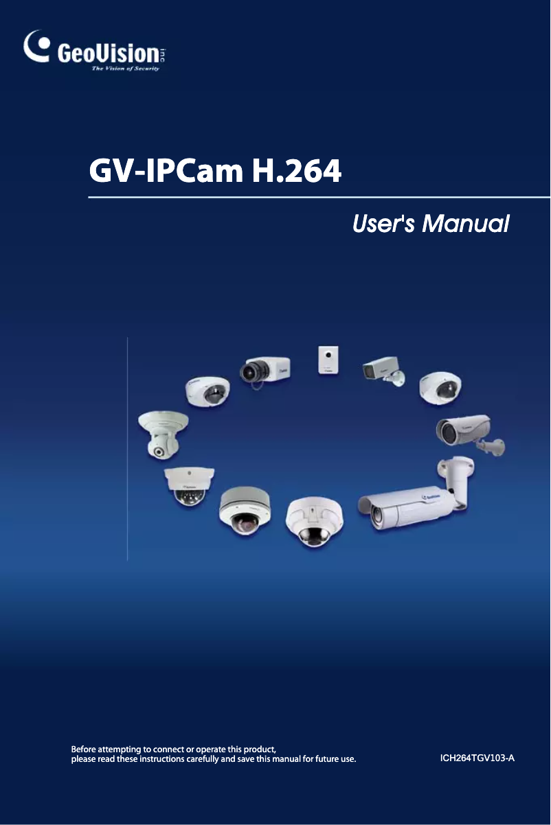 First page image of the manual for GV-BL1500