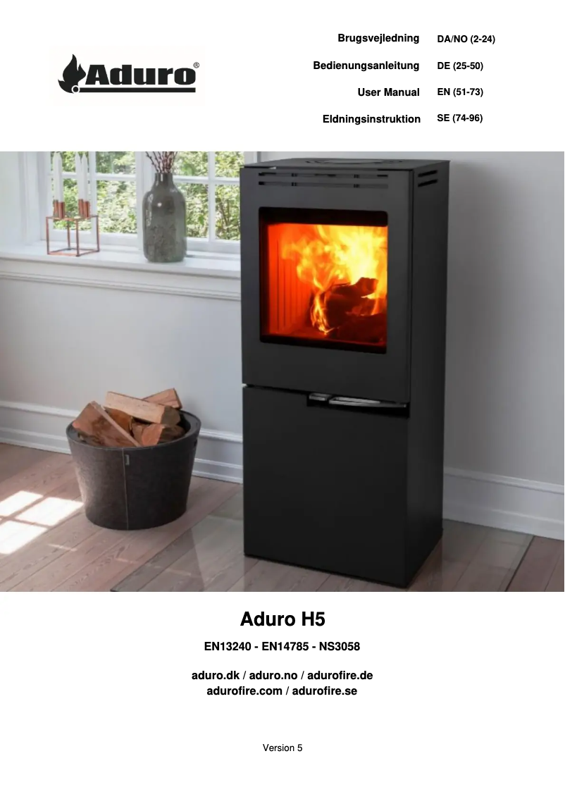 Page 1 of the manual User Manual Aduro H5