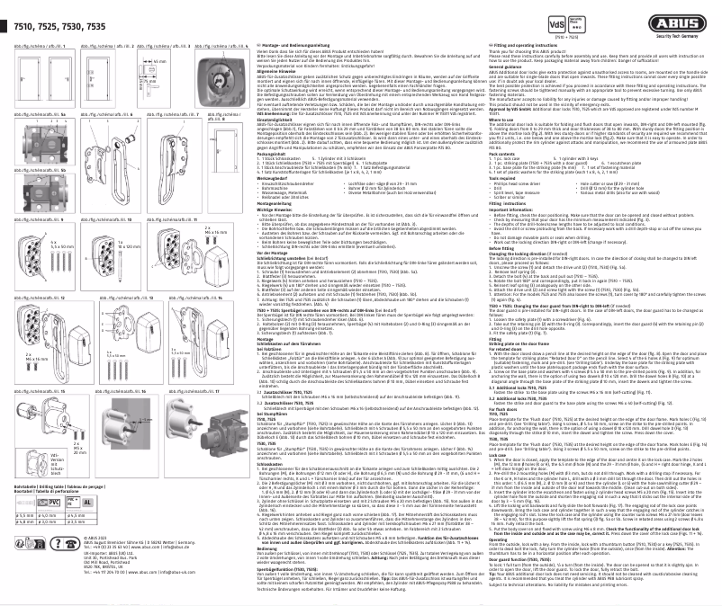 First page image of the manual for 7530