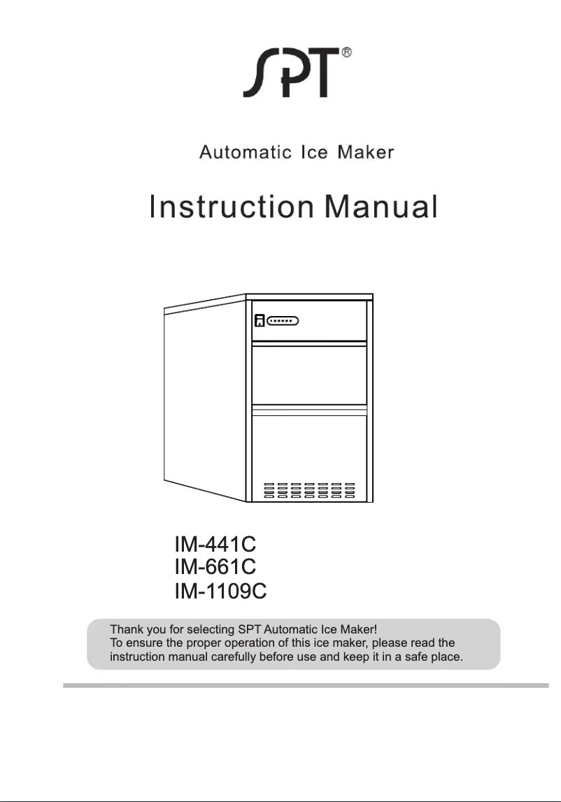 Page 1 of the manual User Manual SPT IM-1109C