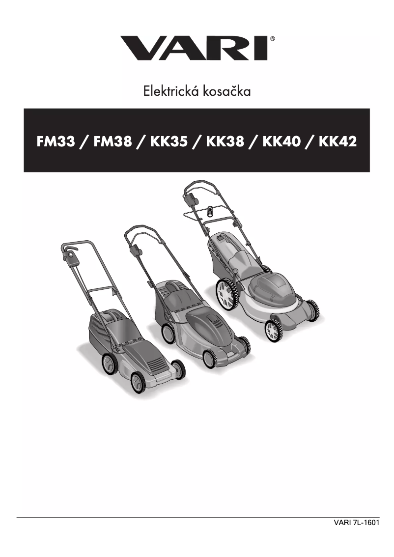 First page image of the manual for FM33